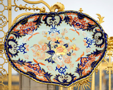 Used, Royal Crown Derby Bloor c1830s Heart-Shaped Imari Dish 10.5 in x 8 Rare Antique for sale  Shipping to South Africa