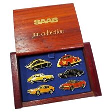 Saab enameled lapel for sale  Shipping to Ireland