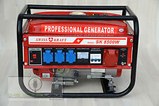 Gebraucht, Notstromerzeuger Stromerzeuger Generator Stromgenerator Aggregat PK-6500W B-Ware gebraucht kaufen  Kahren