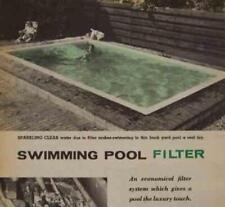 Used, SWIMMING POOL FILTER HowTo build PLANS Sand & Gravel for sale  Shipping to South Africa