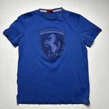 Camiseta masculina Puma Scuderia Ferrari Racing logotipo azul gráfico tamanho G, usado comprar usado  Enviando para Brazil