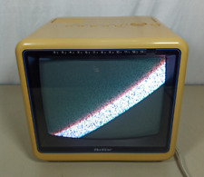 Vintage 1985 Quasar Color TV WP2145XU Retro Gaming Cube Yellow - Tested Working for sale  Shipping to South Africa