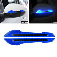 2 peças protetor de segurança azul reflexivo para porta de carro espelho retrovisor aviso arranhões, usado comprar usado  Enviando para Brazil
