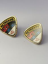 Retreads XL Plus Lapel Pin Set Of 2 for sale  Shipping to South Africa