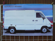 Affiche Ancienne RENAULT MASTER blanc fourgon truk poster                     comprar usado  Enviando para Brazil