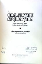 Qualitative evaluation concept gebraucht kaufen  Bubenhm.,-Wallershm.