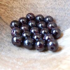 Grenat perles rondes d'occasion  Lignan-sur-Orb