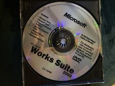 Microsoft works suite for sale  EYE