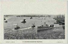 View of Governor's Island and Steamers, Nova York ca.1905 comprar usado  Enviando para Brazil