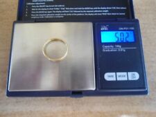 22ct gold wedding ring 5.02 grams 1940's for sale  NEWMARKET