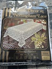 Nottingham lace white for sale  BANFF