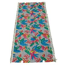 Algoma Vintage Hammock Replacement Net Cover Fringe Leaf Floral Stripe for sale  Shipping to South Africa