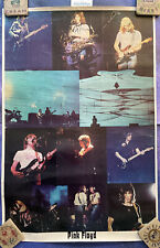 Usado, Antigo 1980 Original Pink Floyd Poster Colagem 38”x25” Psicodélico Prog Rock Anos 80’ comprar usado  Enviando para Brazil