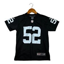 Camiseta deportiva para mujer Nike Oakland Raiders #52 de Khalil Mack On Field limitada hogar talla S, usado segunda mano  Embacar hacia Mexico