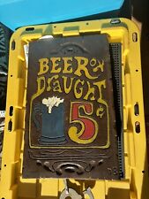 Beer draught sign for sale  Campobello