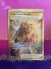 Poncho camuflado Pokemon cartão folha 214/195 secreto raro prata tempestade quase em perfeito estado  comprar usado  Enviando para Brazil