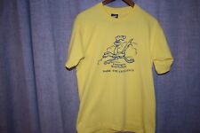 Roadrunner Road Runner vtg DARE Single Stitch Usa Made Yellow t shirt M/L Medium for sale  Shipping to South Africa