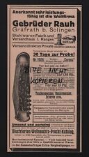 Gräfrath werbung 1912 gebraucht kaufen  Leipzig