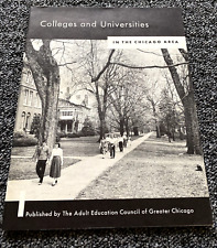 1954 Colegios y Universidades en el Área de Chicago Folleto Editorial para Adultos De Colección segunda mano  Embacar hacia Argentina