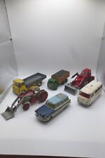 Vintage Lot of 6 Corgi, Budgie, Dinky Vehicles Trucks, tractors, ambulance, car, used for sale  Shipping to Ireland