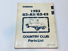 OEM Original 1985 Yamaha Golf Car Cart Part List Manual Gasoline 36V Electric G2 for sale  Shipping to South Africa