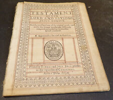 Bíblia 1630-KJV-Folhas Aleatórias do Antigo Testamento-Quarto-Governadas em Vermelho-Raro comprar usado  Enviando para Brazil