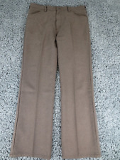 Pantalones Wrangler Vintage Para Hombre 36 x 32 Beige Poliéster Pantalones Occidentales Hechos en EE. UU. segunda mano  Embacar hacia Argentina