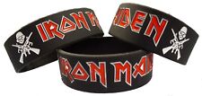 Pulseira de borracha de silicone Iron Maiden - 20 mm de largura, usado comprar usado  Enviando para Brazil