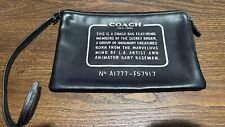 Coach black leather for sale  Stockton