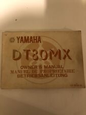 Yamaha dt80 manuel d'occasion  Sannois