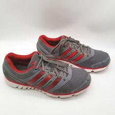 Tênis de corrida Adidas masculino Falcon PDX G99090 cinza vermelho com cadarço parte superior baixa tamanho 8 comprar usado  Enviando para Brazil