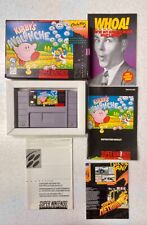 Kirby's Avalanche (Super Nintendo SNES, 1995) CIB Completo com Manual e Pôster!! comprar usado  Enviando para Brazil