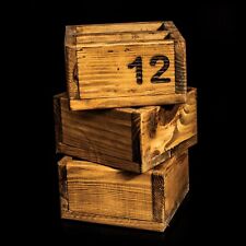 Handmade Reclaimed Wood Condiment Caddy Restaurant Table Number Decor for sale  Shipping to South Africa