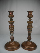 Pair candlesticks copper d'occasion  Expédié en Belgium
