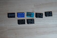 Used, Lot of PSP Memory Cards - 7 memory stick for pro duo Sony cameras & Sony PSP for sale  Shipping to South Africa