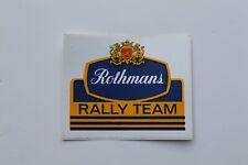 Rothmans rally team for sale  WOLVERHAMPTON