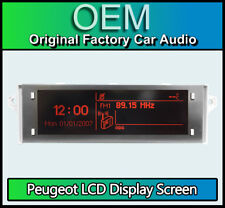 Tela de exibição Peugeot 207, rádio estéreo automotivo RD4 LCD painel de relógio multifuncional comprar usado  Enviando para Brazil