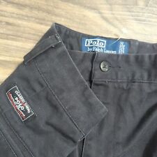 Usado, Calça Polo Ralph Lauren Chino Masculina 38 X 32 Frente Plana Cinza Ajuste Clássico VTG F16 comprar usado  Enviando para Brazil