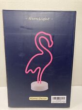 Lâmpada LED rosa flamingo neon decoração utensílios de bar para casa nova comprar usado  Enviando para Brazil