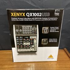 Behringer xenyx qx1002usb for sale  KIRKCALDY