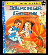 MOTHER GOOSE ~ vintage 1ª edição "A" Livro de Ouro Giant Little ~ 67 Rimas Favoritas comprar usado  Enviando para Brazil