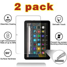 2  Pack Tablet Tempered Glass Screen Protector For Amazon Fire 7/HD 8/HD 10/Plus til salg  Sendes til Denmark