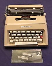 Vintage 1970s Olivetti LETTERA 35 Typewriter Great Working Condition See Video, used for sale  Shipping to South Africa
