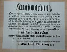 Plakat 1866 kaiser gebraucht kaufen  Eppelborn