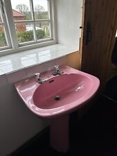 Vintage pink bathroom for sale  MALTON