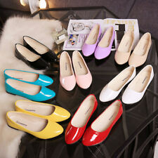 Sapatos baixos femininos femininos sólidos cor doce sapatos casuais sapatos de balé dolly pumps comprar usado  Enviando para Brazil