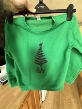 Christmas jumper green for sale  HONITON