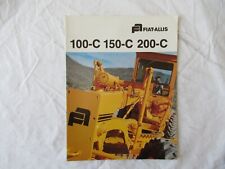 Usado, Folheto de motoniveladora Fiat-Allis 100-C 150-C 200-C 12 páginas comprar usado  Enviando para Brazil