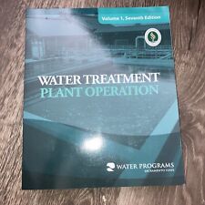 Planta de Tratamiento de Agua Operación Vol 1, 7ª Edición, Programas de Agua Sacramento St segunda mano  Embacar hacia Argentina