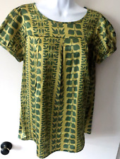 Blusa xhilation de seda verde manga folhada bebê boneca top GRANDE carreira boho comprar usado  Enviando para Brazil